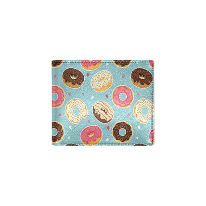 Donut Pattern Print Design DN04 Men's ID Card Wallet