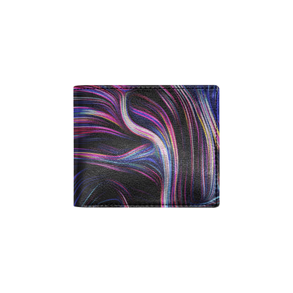 Liquid Pattern Print Design 01 Men's ID Card Wallet