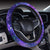 Galaxy Night Stardust Space Print Steering Wheel Cover with Elastic Edge