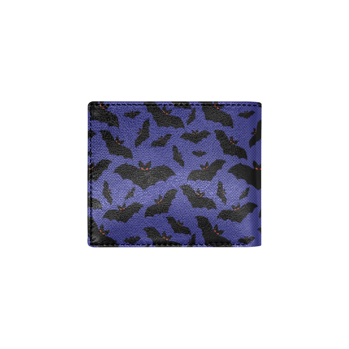 Bat Halloween Pattern Print Design 02 Men's ID Card Wallet
