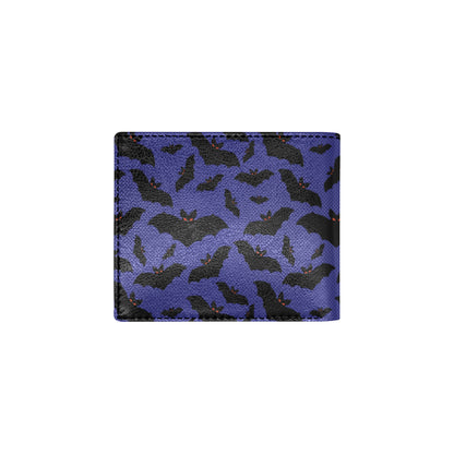 Bat Halloween Pattern Print Design 02 Men's ID Card Wallet