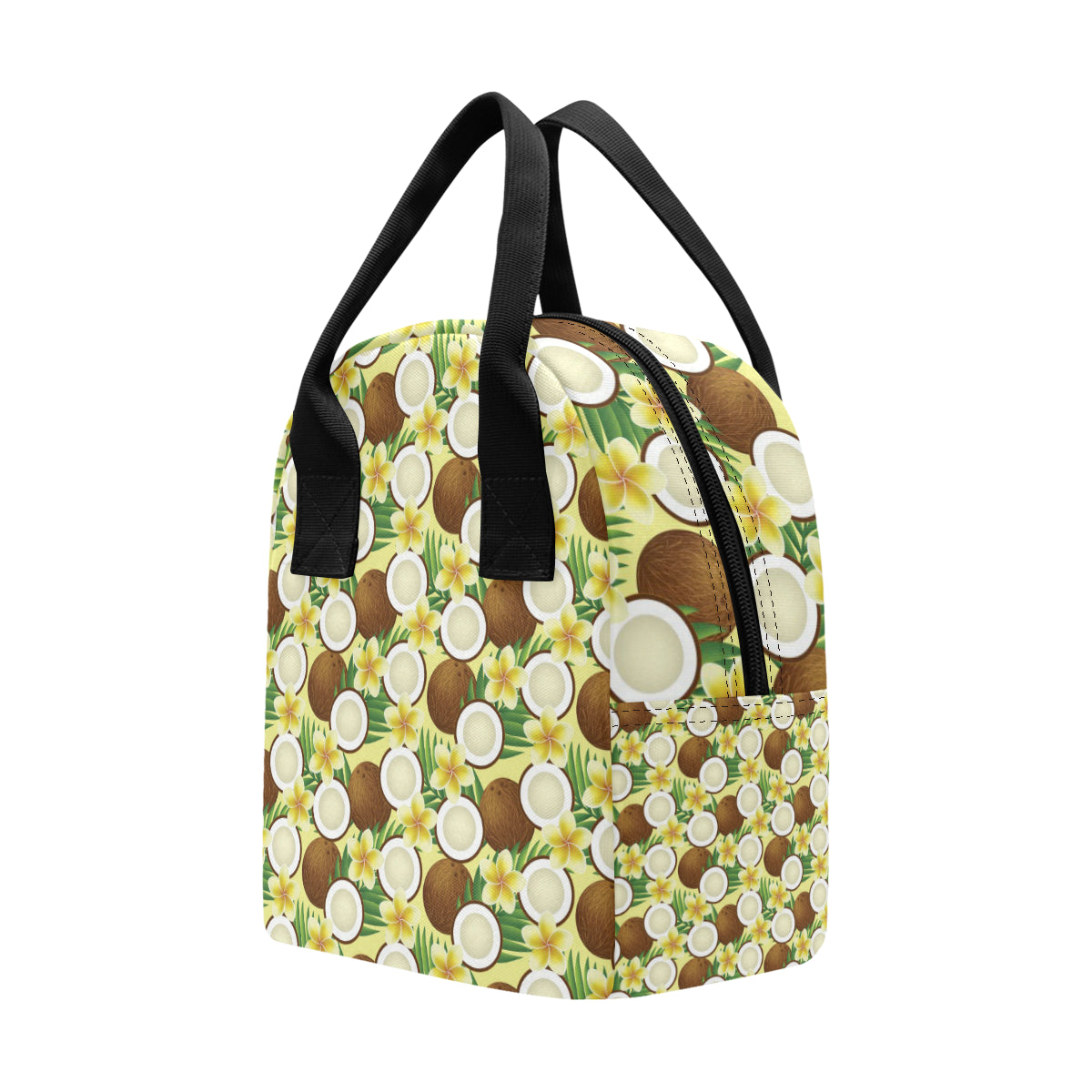Coconut Pattern Print Design CN02 Insulated Lunch Bag