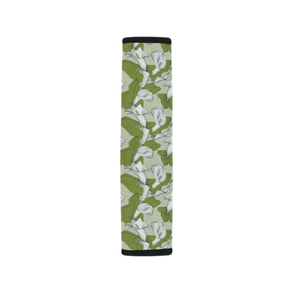 Lily Pattern Print Design LY08 Car Seat Belt Cover