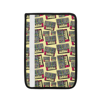 Synthesizer Pattern Print Design 01 Car Seat Belt Cover
