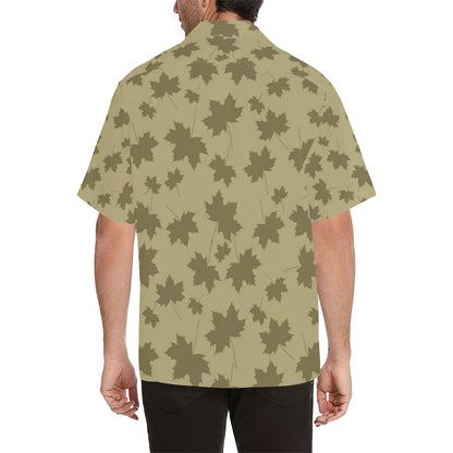 Maple Leaf Pattern Print Design 01 Men's Hawaiian Shirt