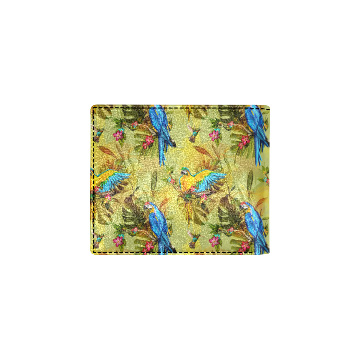 Parrot Pattern Print Design A02 Men's ID Card Wallet