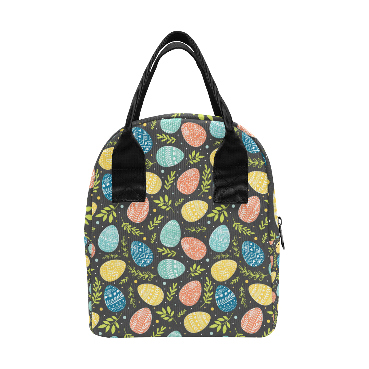 Easter Eggs Pattern Print Design RB01 Insulated Lunch Bag