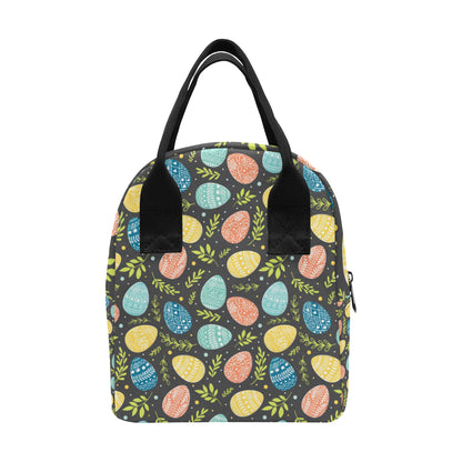 Easter Eggs Pattern Print Design RB01 Insulated Lunch Bag