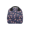 Bird Of Paradise Pattern Print Design BOP015 Insulated Lunch Bag