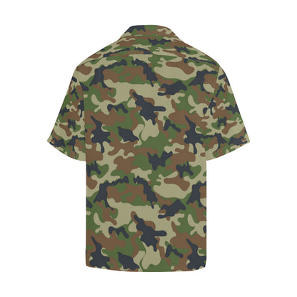 Army Camouflage Pattern Print Design 01 Men's Hawaiian Shirt