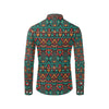 Aztec Pattern Print Design 04 Men's Long Sleeve Shirt