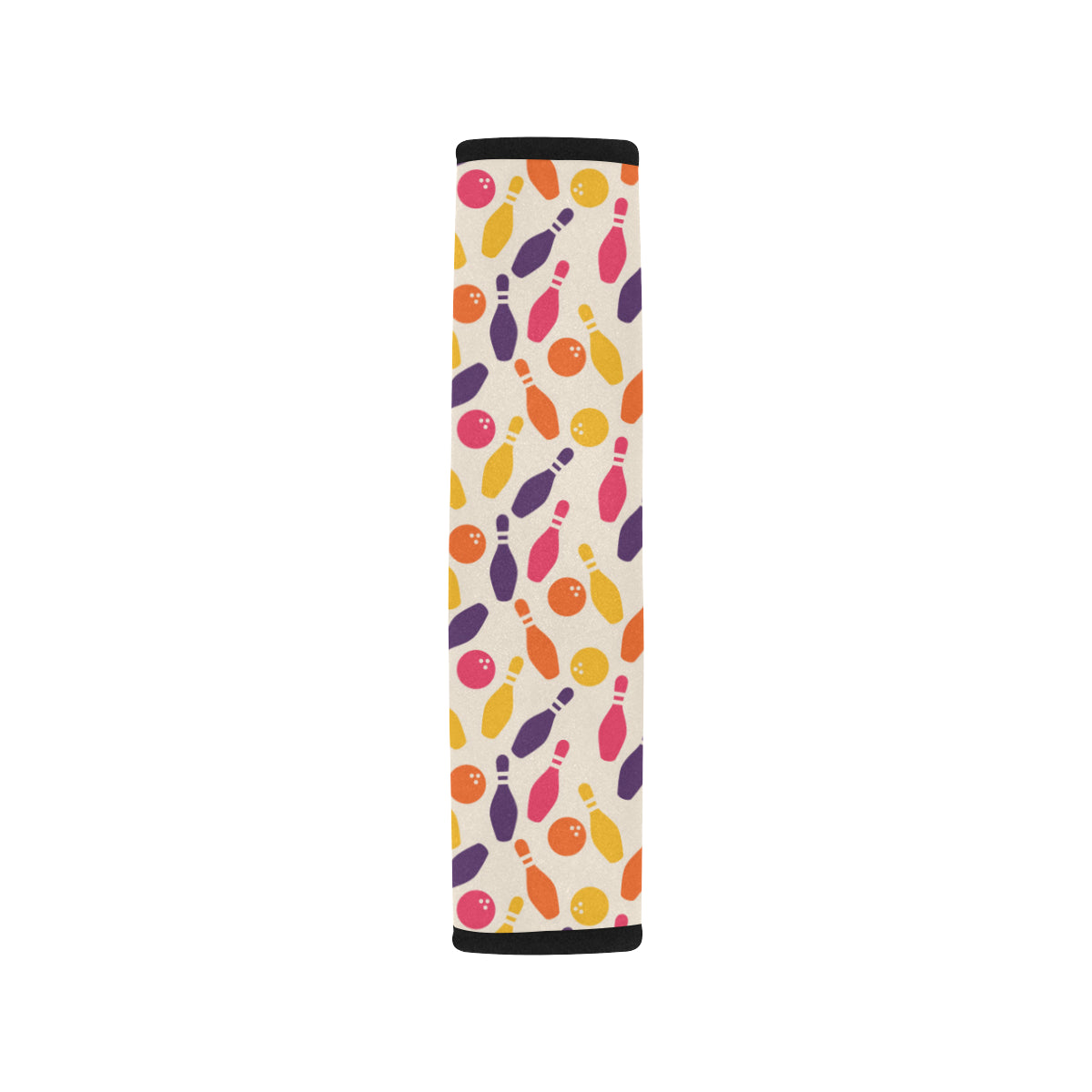 Bowling Pattern Print Design 06 Car Seat Belt Cover