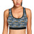 Dachshund Pattern Print Design 012 Sports Bra