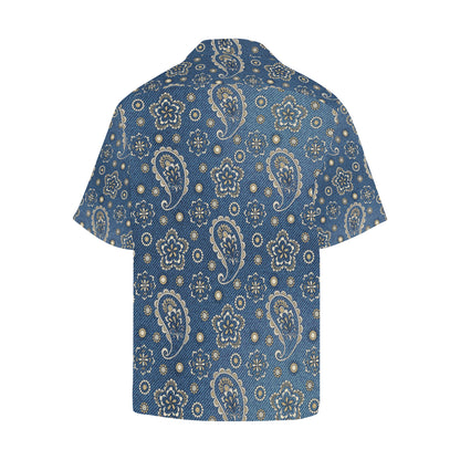 Jean Paisley Pattern Print Design 01 Men's Hawaiian Shirt