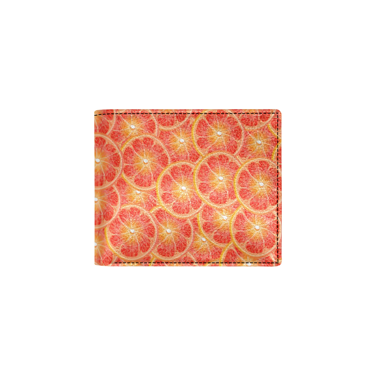 Grapefruit Pattern Print Design GF06 Men's ID Card Wallet