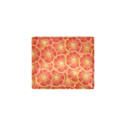 Grapefruit Pattern Print Design GF06 Men's ID Card Wallet