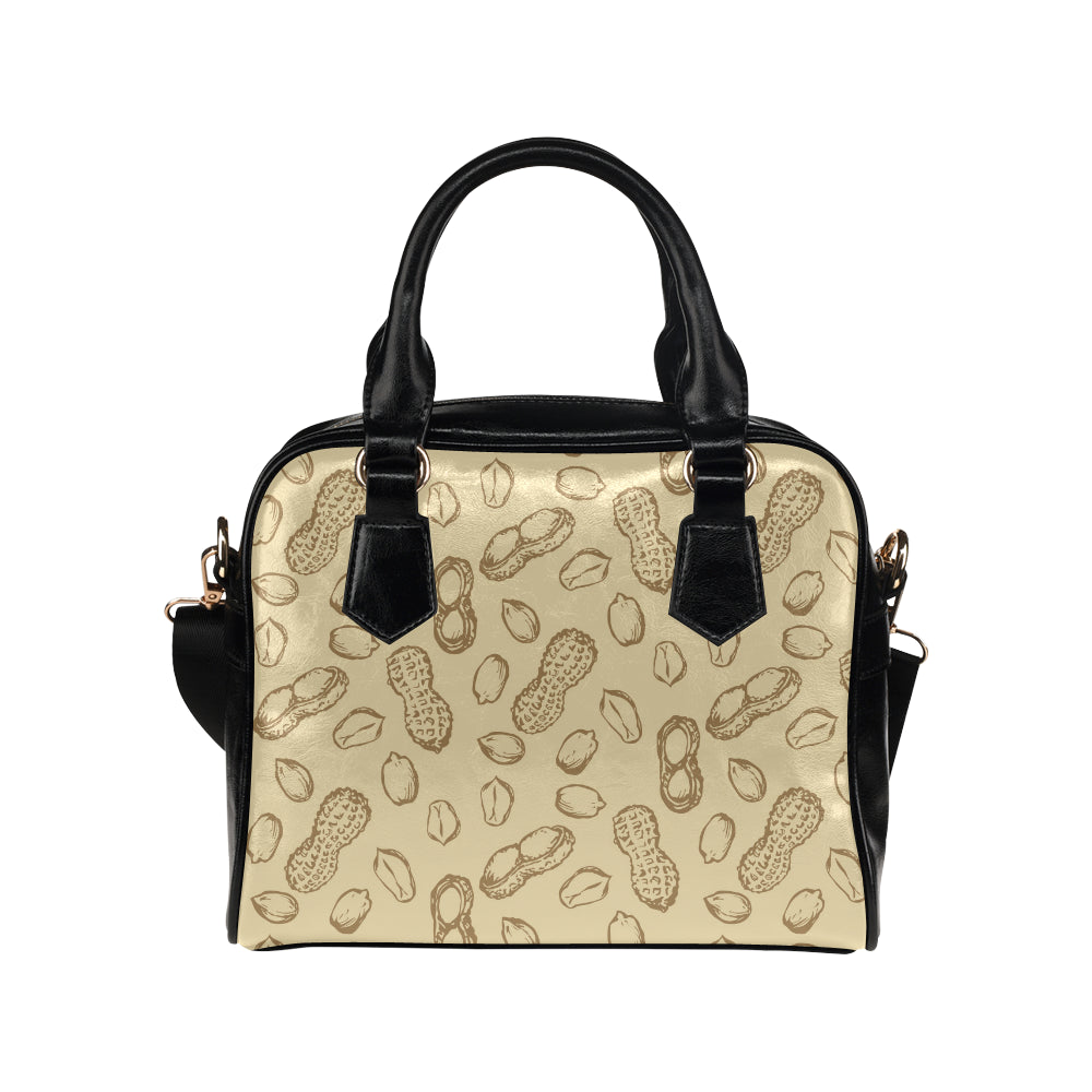 Peanut Pattern Print Design A02 Shoulder Handbag
