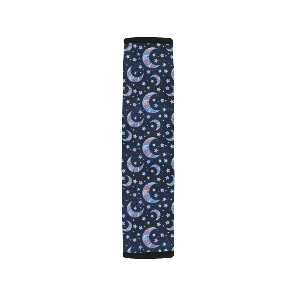 Celestial Moon Pattern Print Design 03 Car Seat Belt Cover
