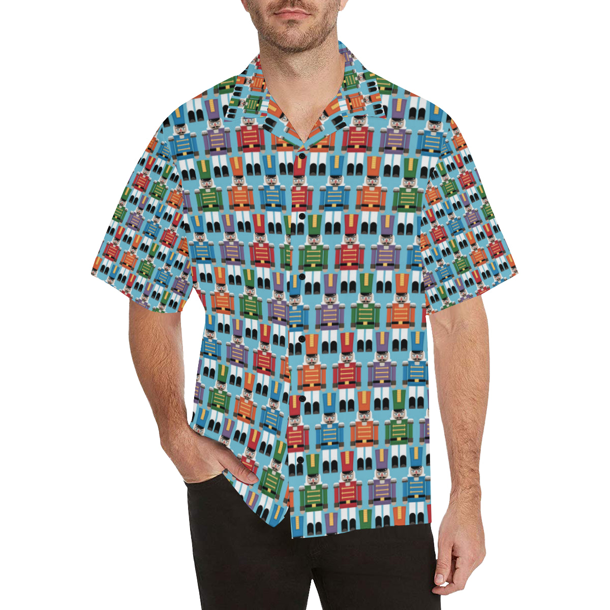 Nutcracker Pattern Print Design A02 Men's Hawaiian Shirt