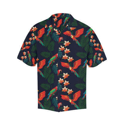 Macaw Pattern Print Design 02 Men's Hawaiian Shirt