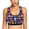 Alien Astronaut Planet Sports Bra