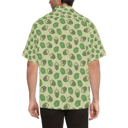 Artichoke Pattern Print Design 03 Men's Hawaiian Shirt
