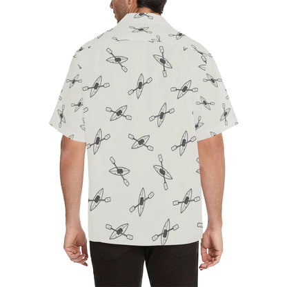 Kayak Pattern Print Design 01 Men's Hawaiian Shirt