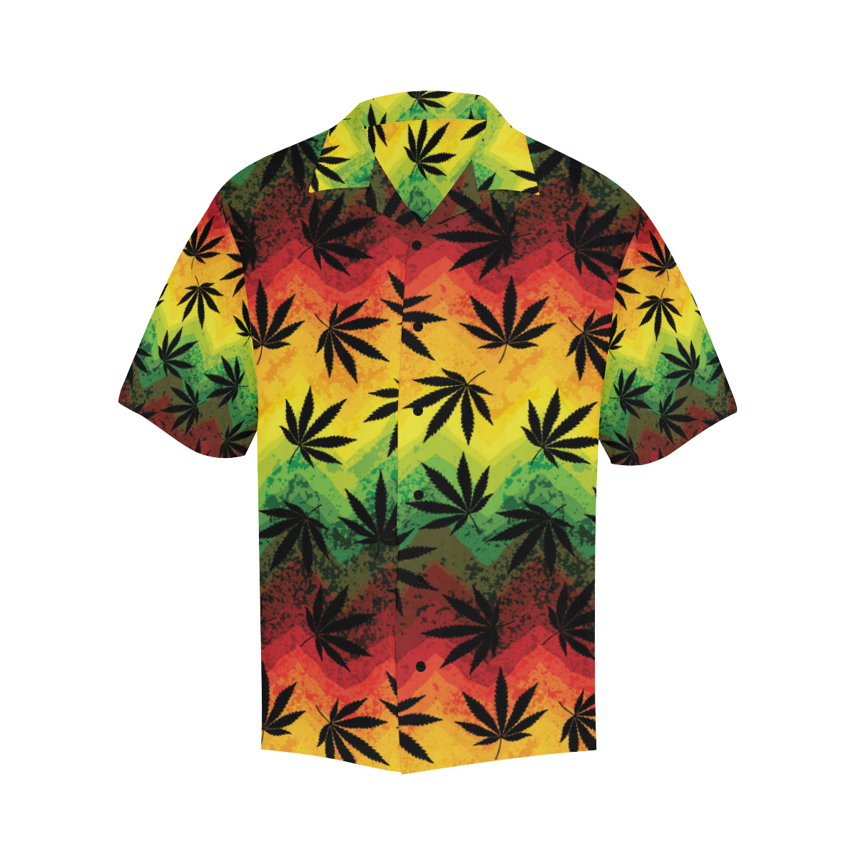 Rasta Pattern Print Design A02 Men's Hawaiian Shirt