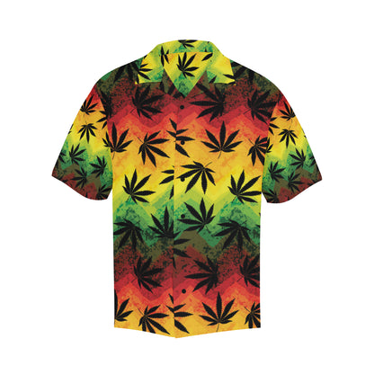 Rasta Pattern Print Design A02 Men's Hawaiian Shirt