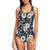 Anemone Pattern Print Design AM01 Women Swimsuit