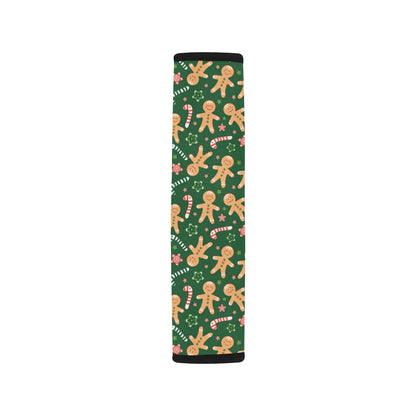 Gingerbread Pattern Print Design 04 Car Seat Belt Cover