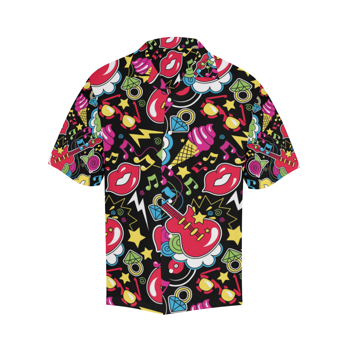 Pop Art Pattern Print Design A04 Men's Hawaiian Shirt