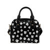 Acting Mask Pattern Print Design 03 Shoulder Handbag