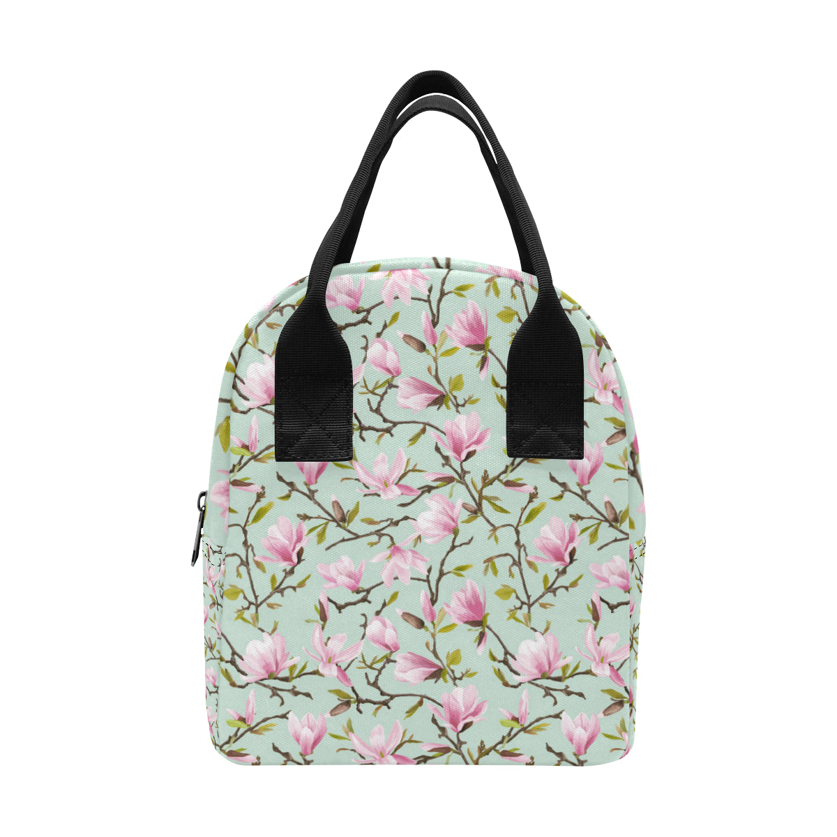 Magnolia Pattern Print Design MAG04 Insulated Lunch Bag