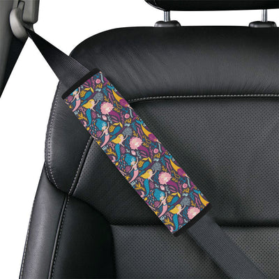 Mermaid Pattern Print Design 08 Car Seat Belt Cover