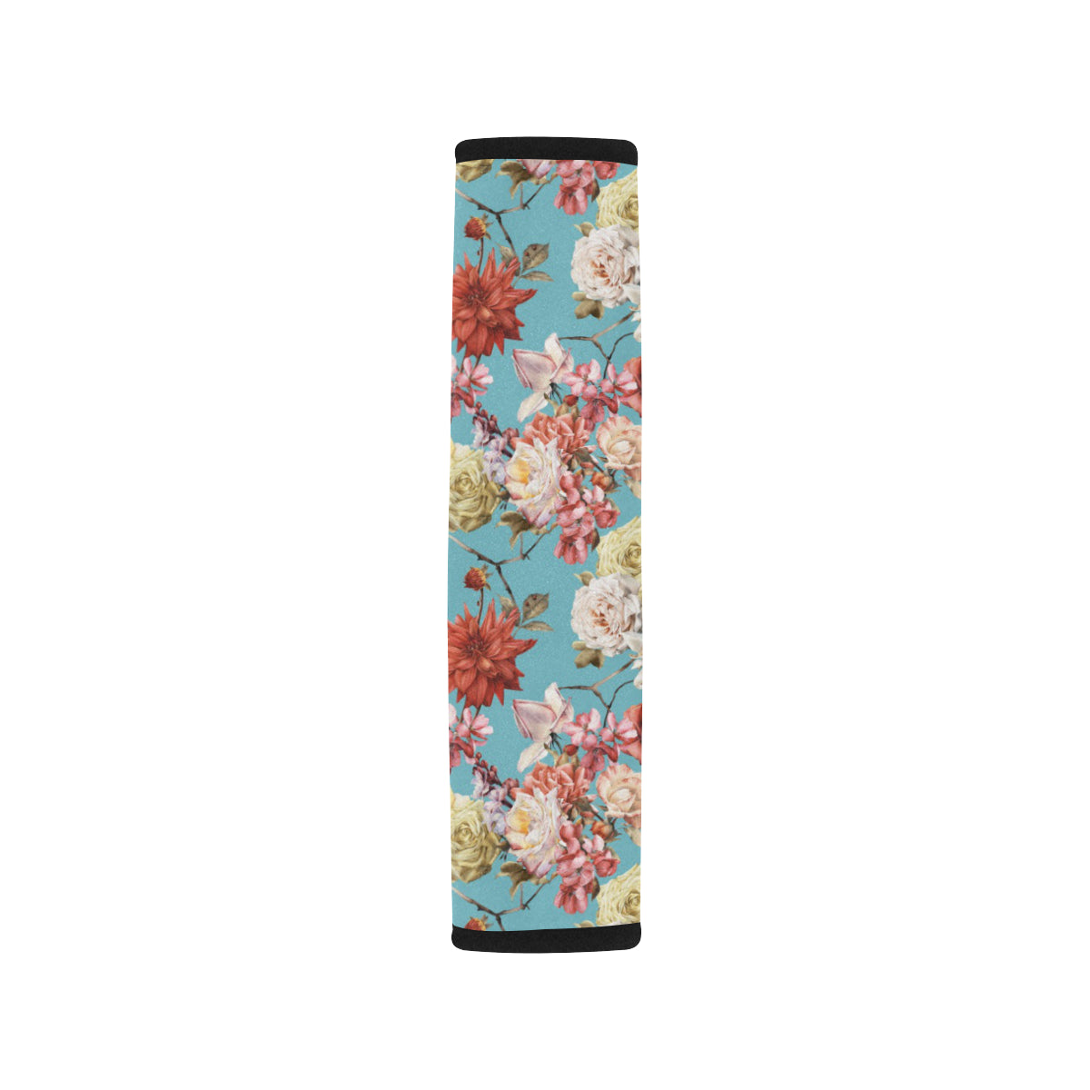 Summer Floral Pattern Print Design SF05 Car Seat Belt Cover