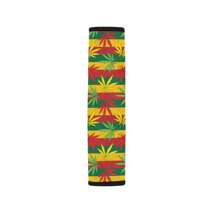 Rasta Pattern Print Design A03 Car Seat Belt Cover