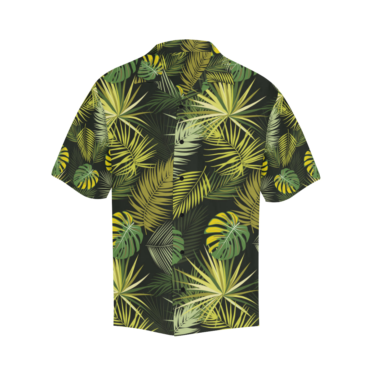 Palm Leaf Pattern Print Design A05 Men's Hawaiian Shirt