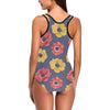Anemone Pattern Print Design AM010 Women Swimsuit