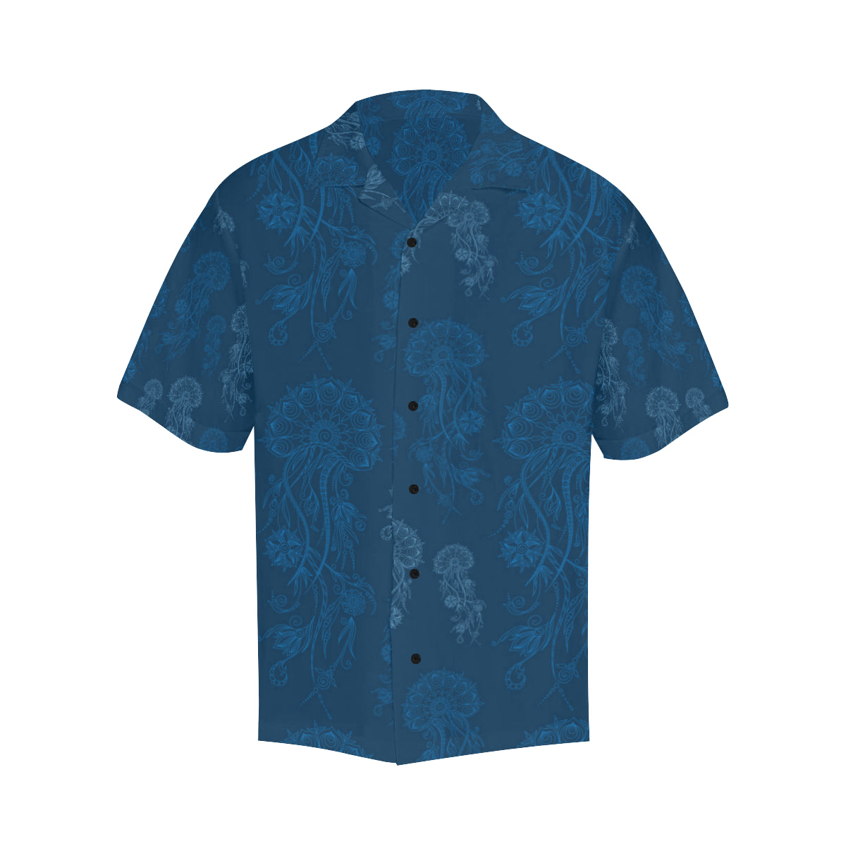 Jellyfish Pattern Print Design 01 Men's Hawaiian Shirt