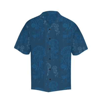 Jellyfish Pattern Print Design 01 Men's Hawaiian Shirt