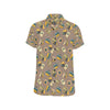 Accounting Financial Pattern Print Design 03 Men's Short Sleeve Button Up Shirt