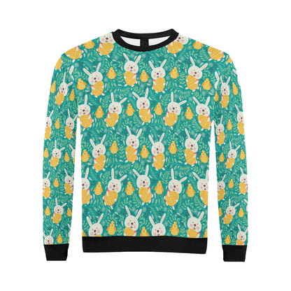 Easter Eggs Pattern Print Design RB02 Men Long Sleeve Sweatshirt