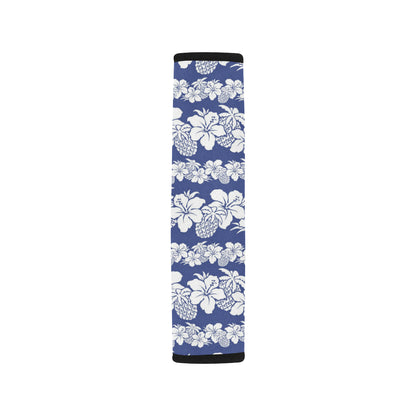 Hawaiian Themed Pattern Print Design H07 Car Seat Belt Cover