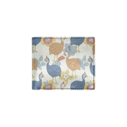 Guinea Fowl Pattern Print Design 01 Men's ID Card Wallet