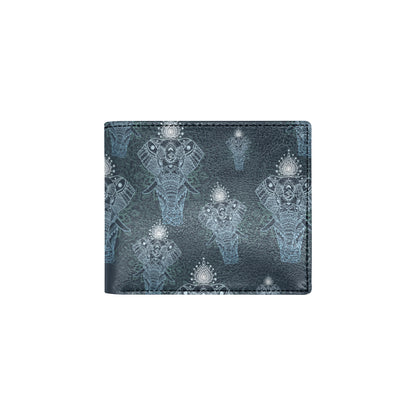 Elephant Mandala Men's ID Card Wallet