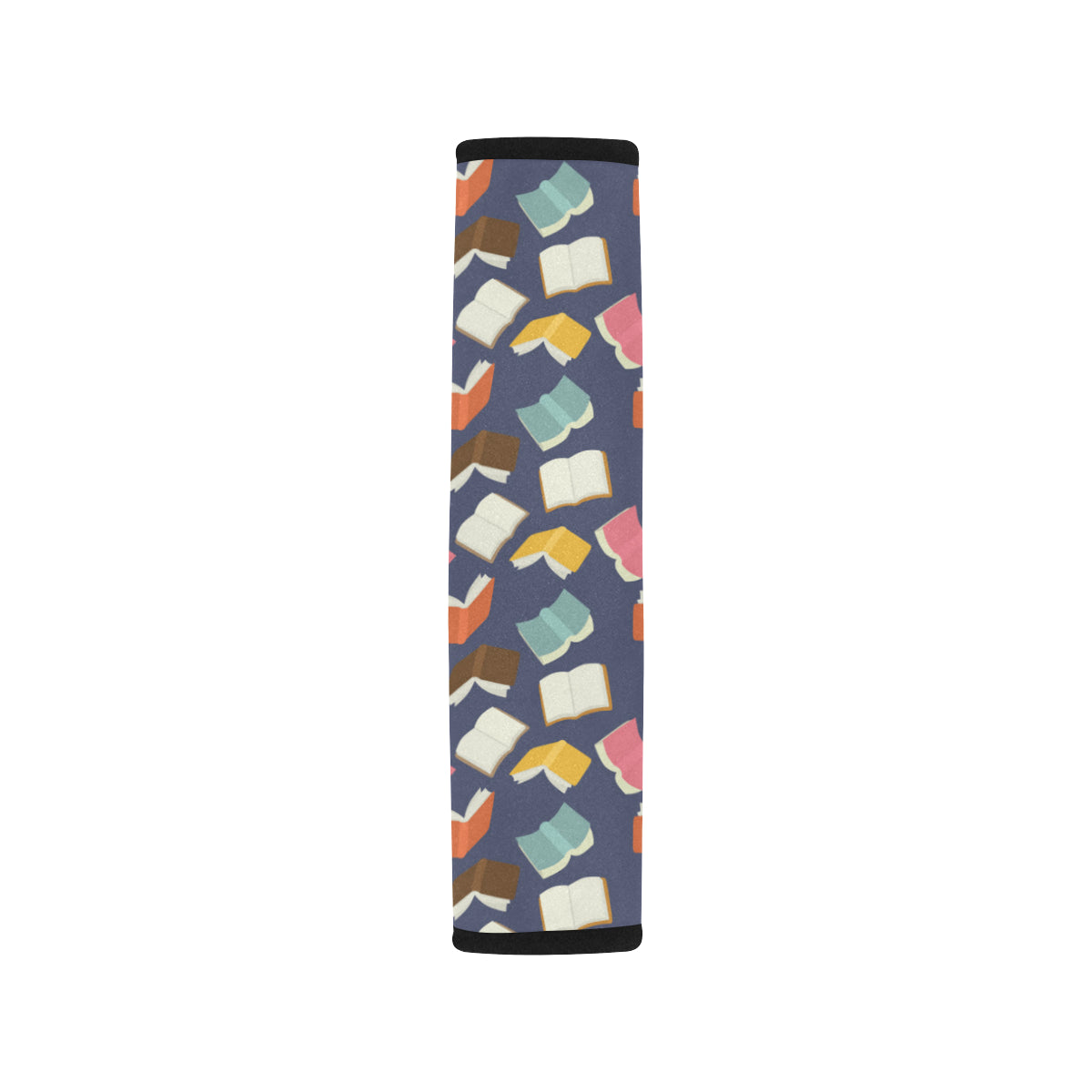 Book Pattern Print Design 01 Car Seat Belt Cover