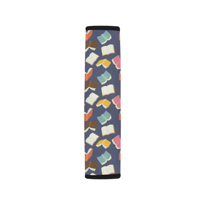 Book Pattern Print Design 01 Car Seat Belt Cover