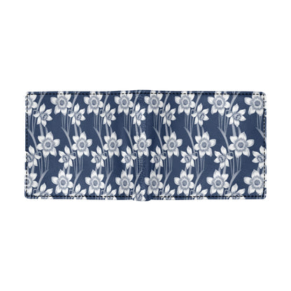 Daffodils Pattern Print Design DF09 Men's ID Card Wallet