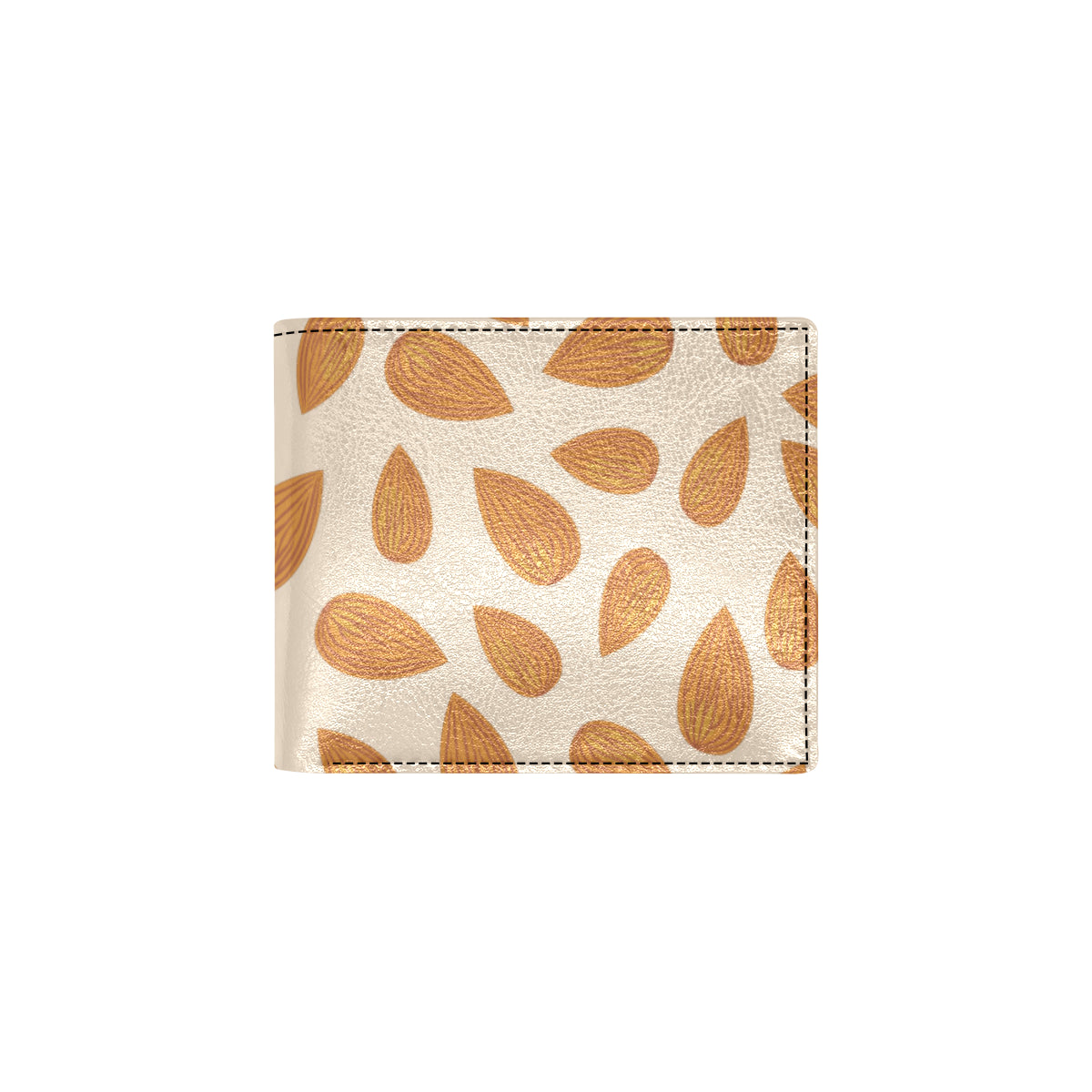 Almond Pattern Print Design 03 Men's ID Card Wallet